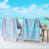 2 Pack 100% Cotton Jacquard Beach Towels - Playa Collection