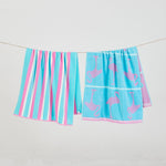 2 Pack 100% Cotton Jacquard Beach Towels - Playa Collection