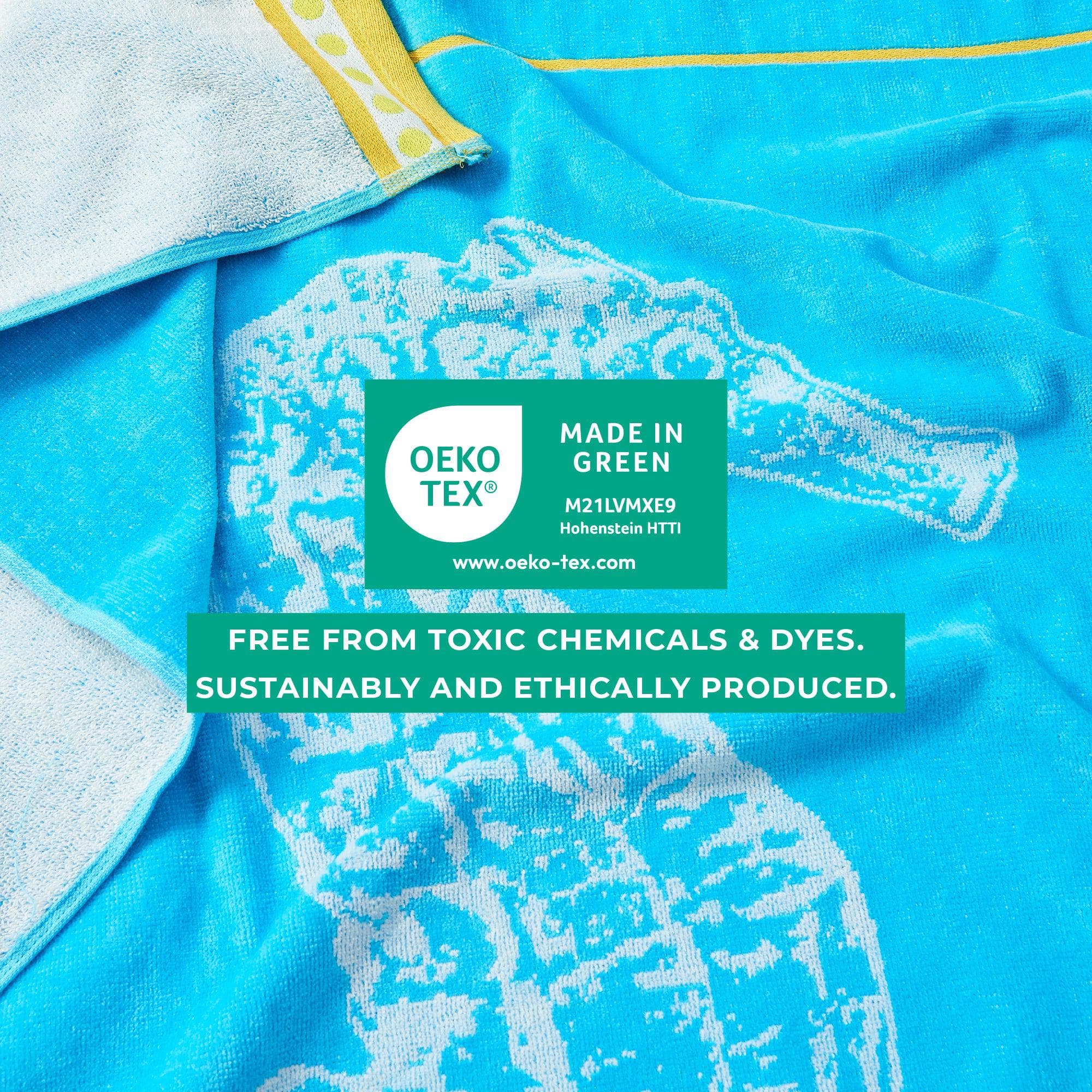 2 Pack 100% Cotton Jacquard Beach Towels - Playa Collection