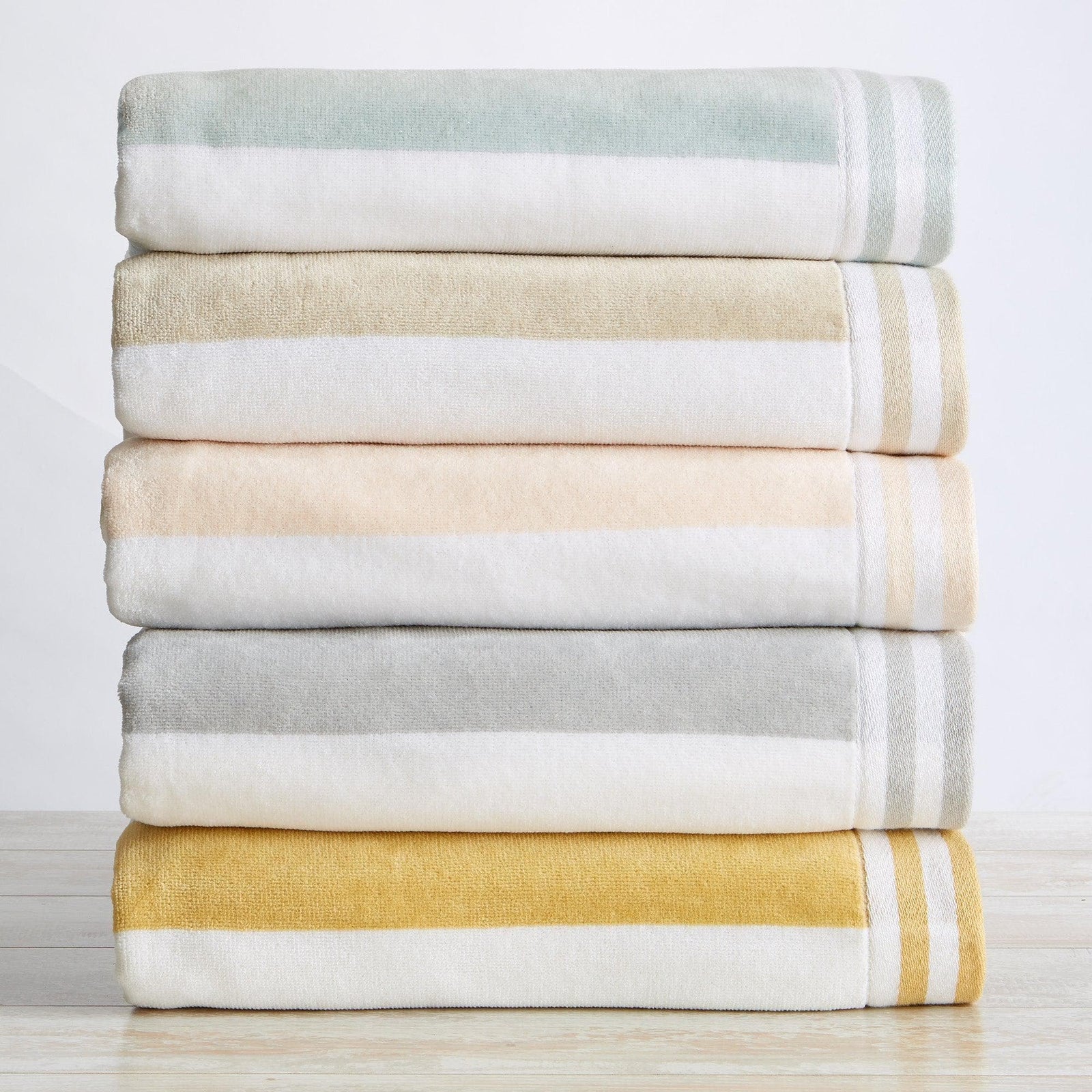 4 Pack Striped Cabana Oversized Beach Towel - Edgartown