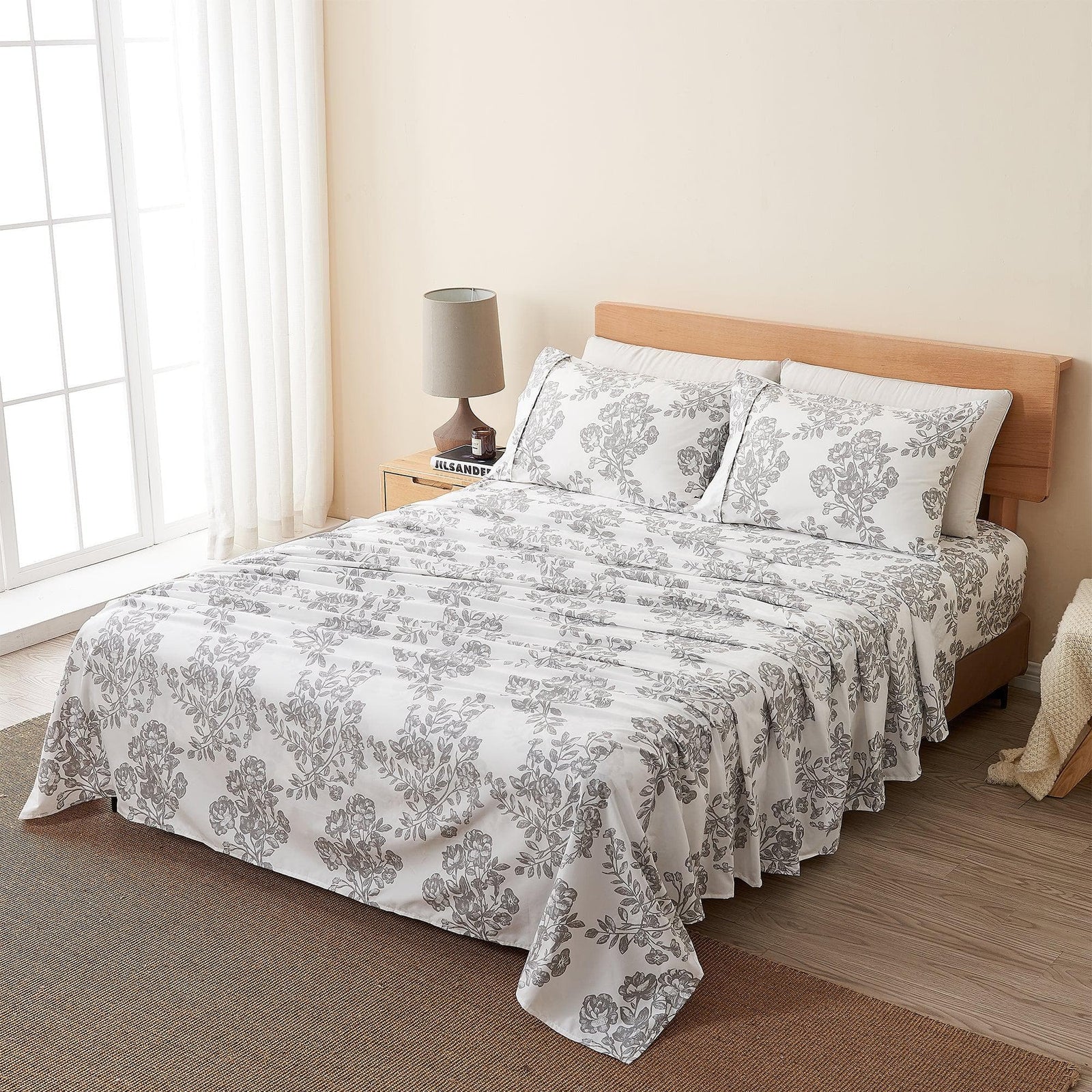 4 Piece Microfiber Sheet Set - Baylor Collection