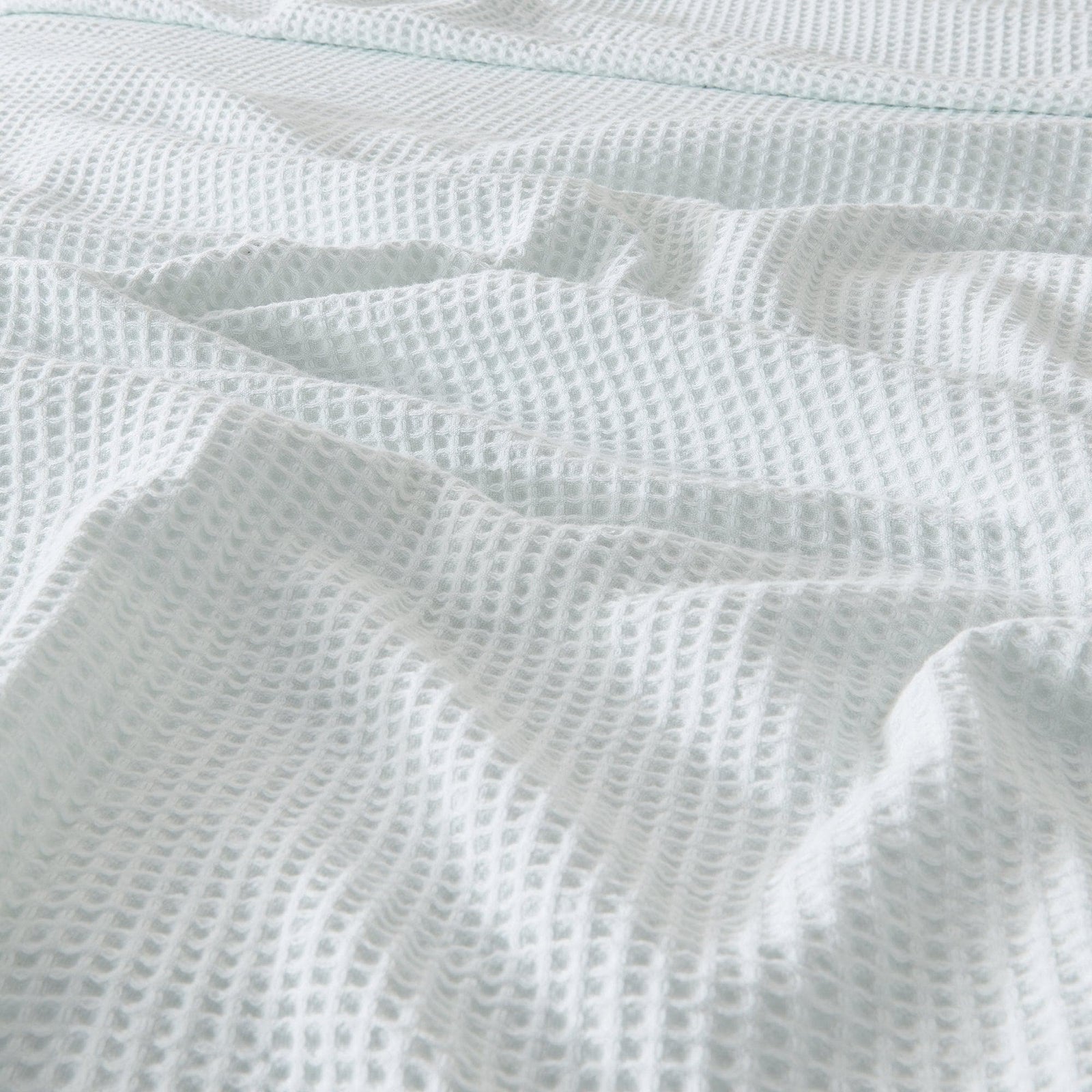 100% Cotton Waffle Weave Blanket - Mikala Collection