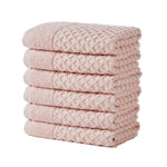 Cotton Diamond Waffle Weave Bath Towel Set - Grayson Collection