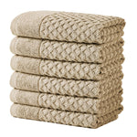 Cotton Diamond Waffle Weave Bath Towel Set - Grayson Collection