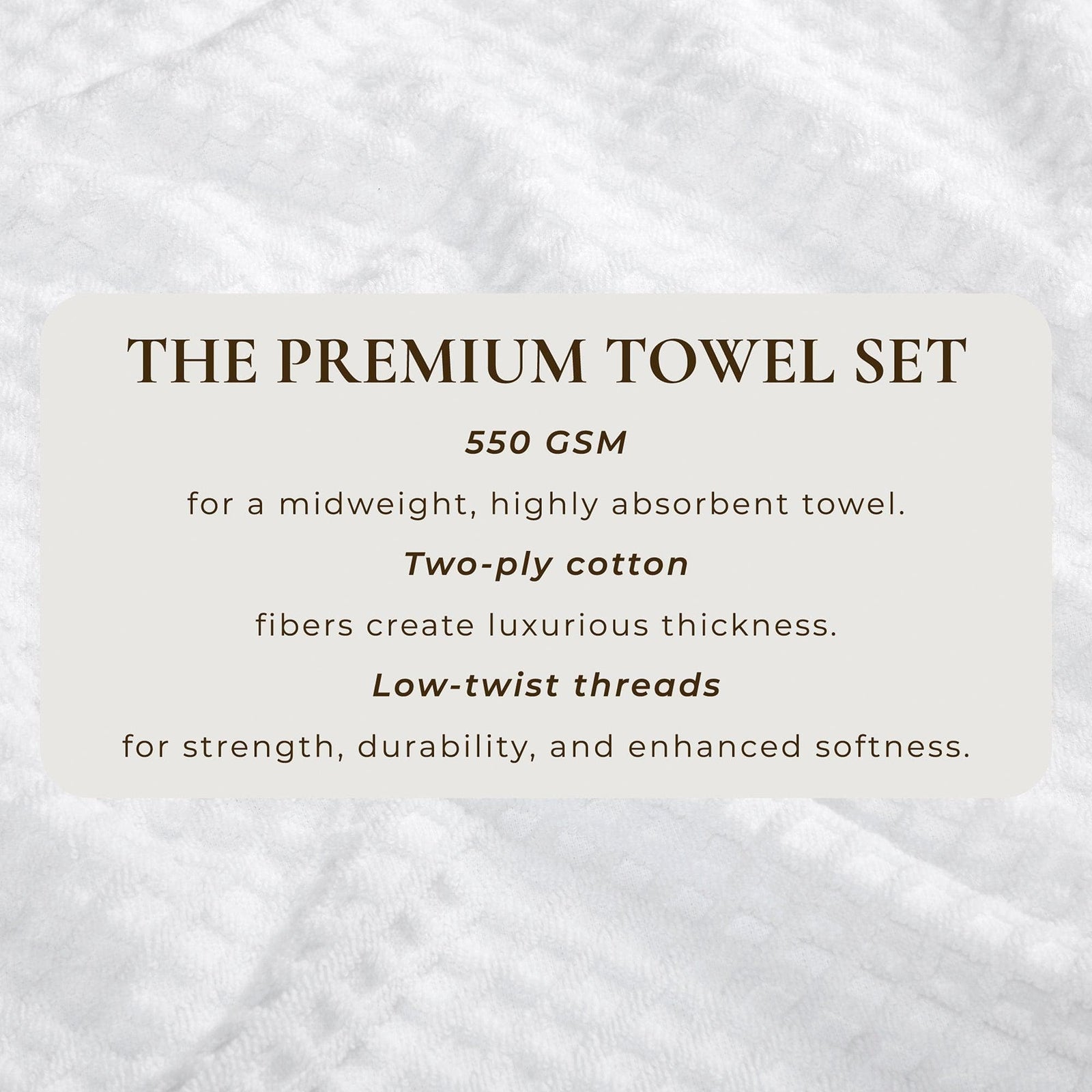 Cotton Diamond Waffle Weave Bath Towel Set - Grayson Collection