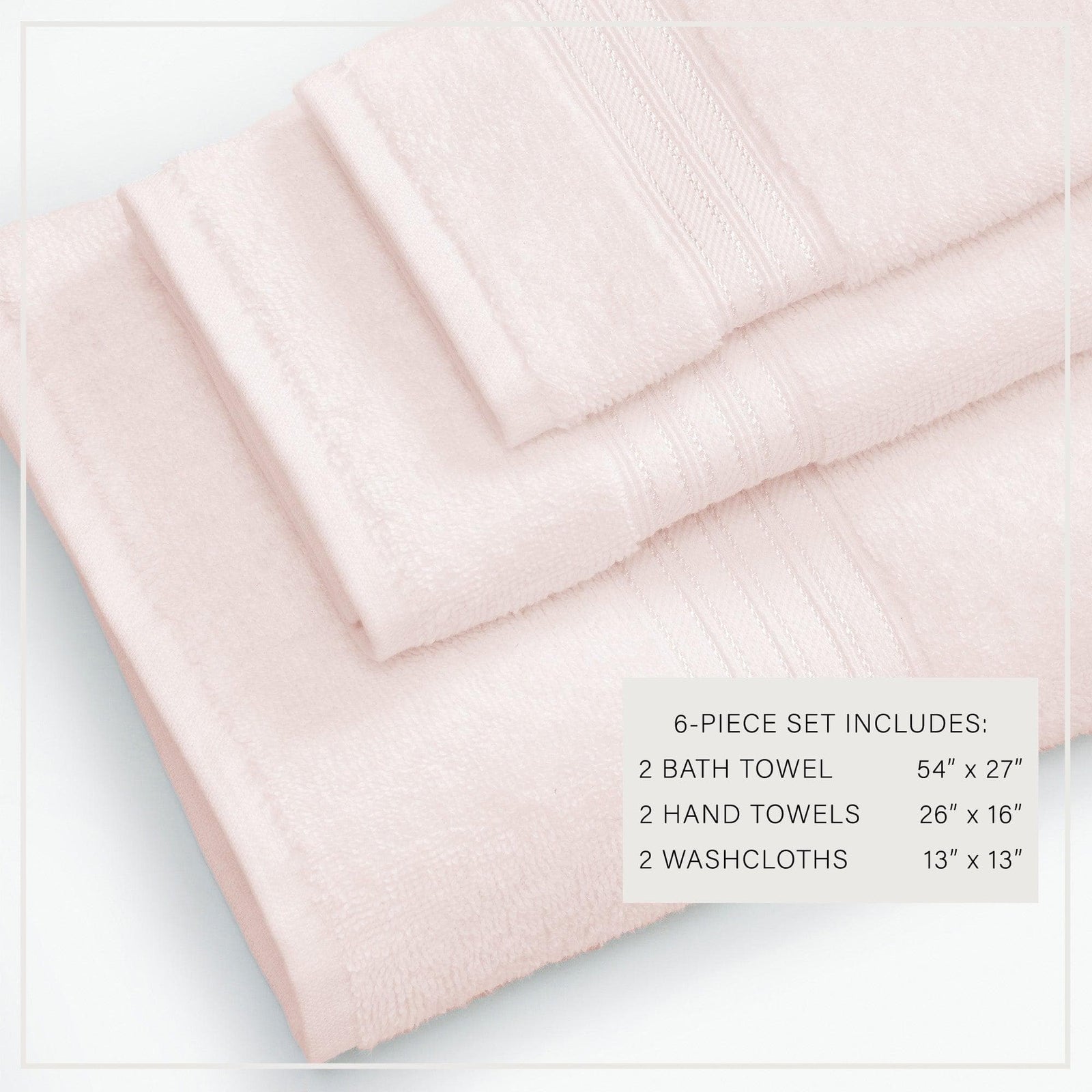 Cotton Terry Bath Towel Set - Cooper Collection
