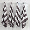 Cotton Velour Cabana Stripe Beach Towel - Novia Collection