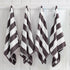 Cotton Velour Cabana Stripe Beach Towel - Novia Collection