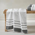 Decorative Cotton Stripe Bath Towel Set - Noelle Collection