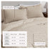 100% Cotton Waffle Weave Duvet Set - Mattea Collection