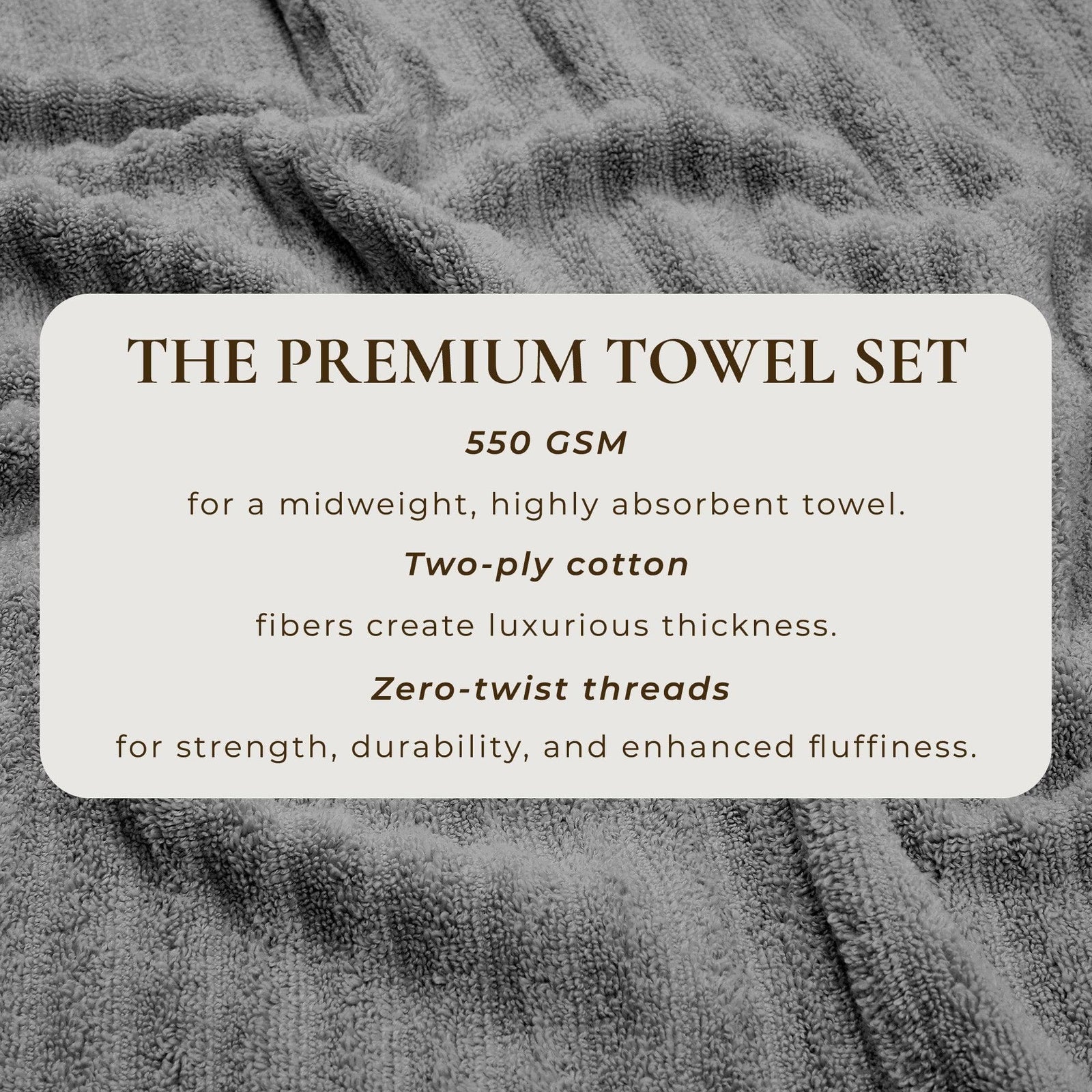 Luxury Cotton Towels - Karina Collection
