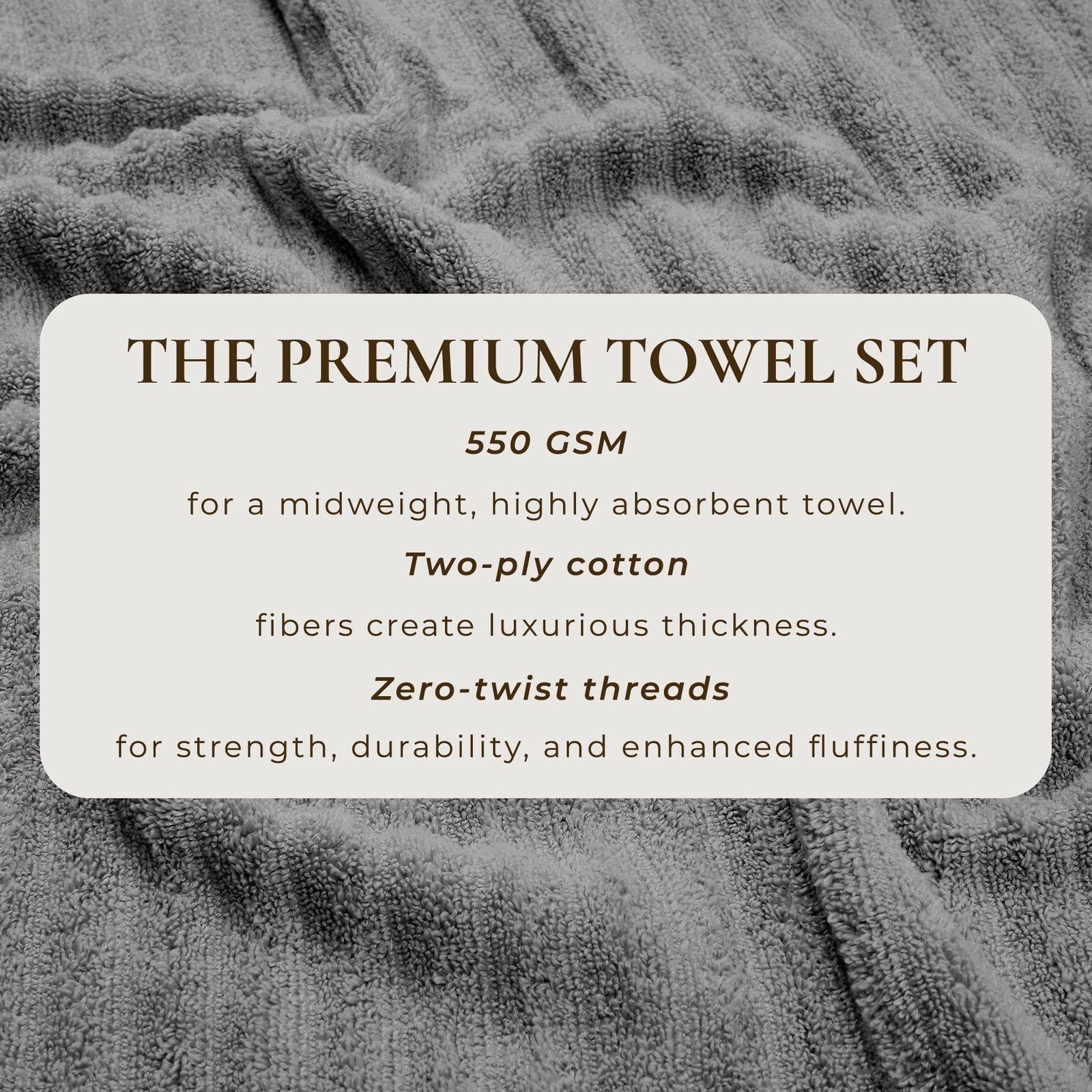 Luxury Cotton Towels - Karina Collection