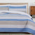 3 Piece Striped Quilt Set - Bryce Collection