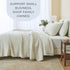 3 Piece Jersey Knit Quilt Set - Natalie Collection