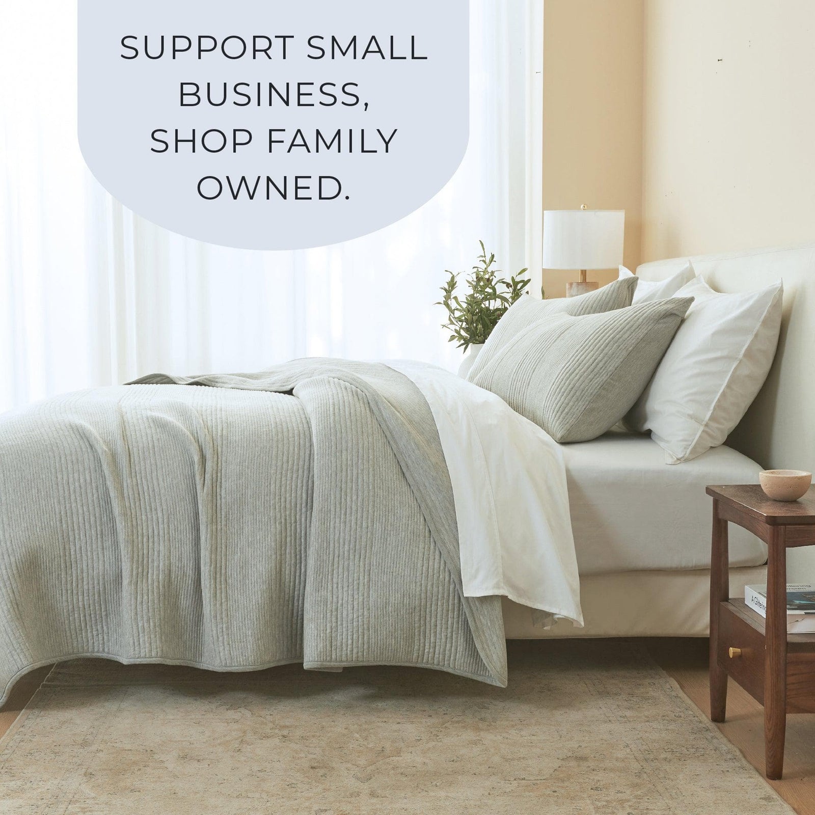 3 Piece Jersey Knit Quilt Set - Natalie Collection