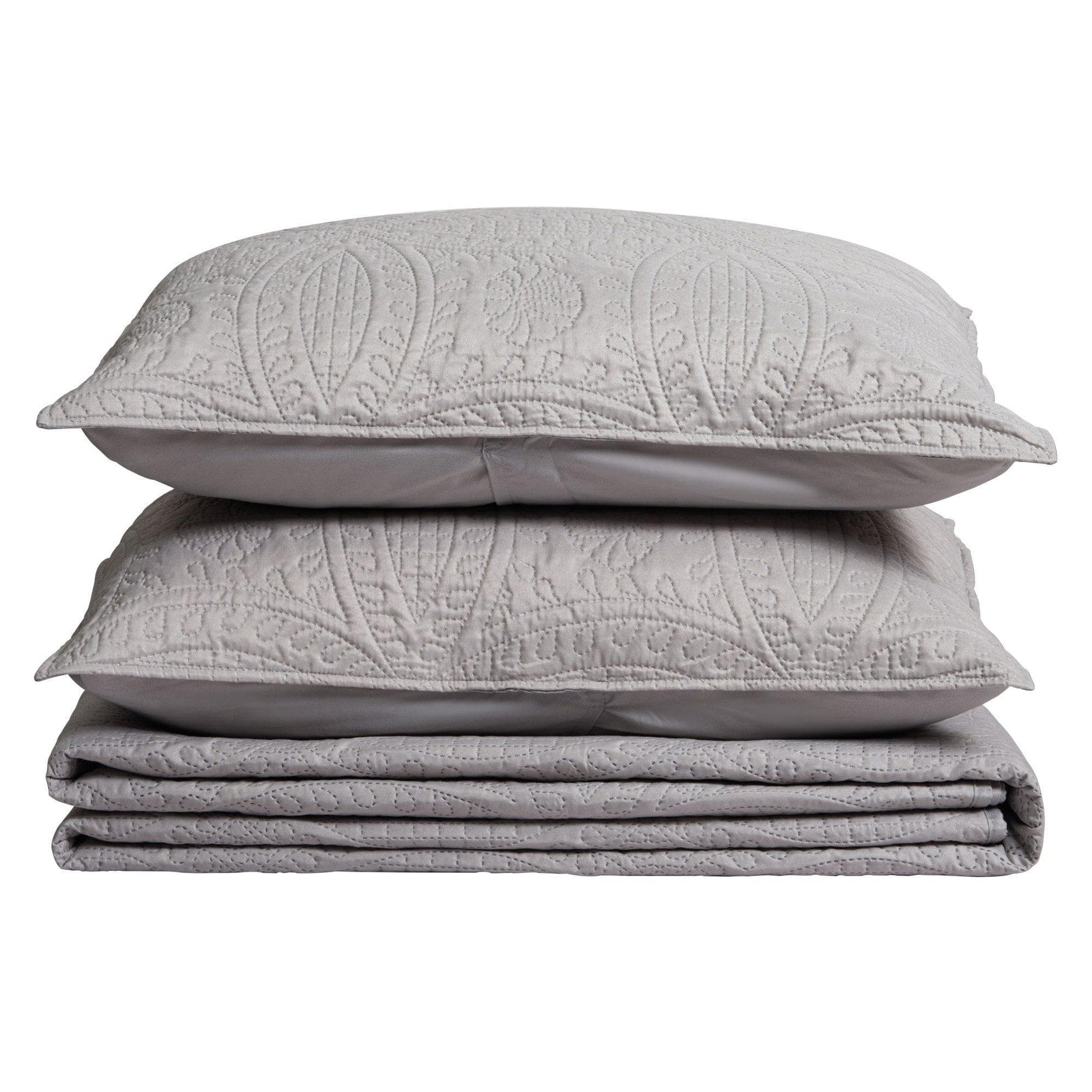 3-Piece Oversized Medallion Quilt Set - Clara Collection