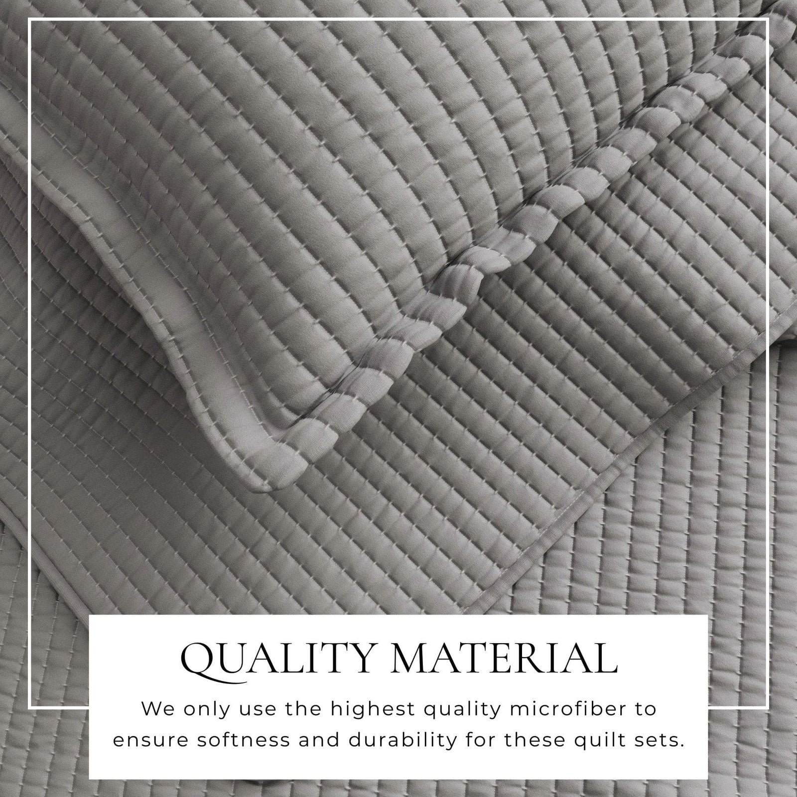 3-Piece Solid Quilt - Alicia Collection