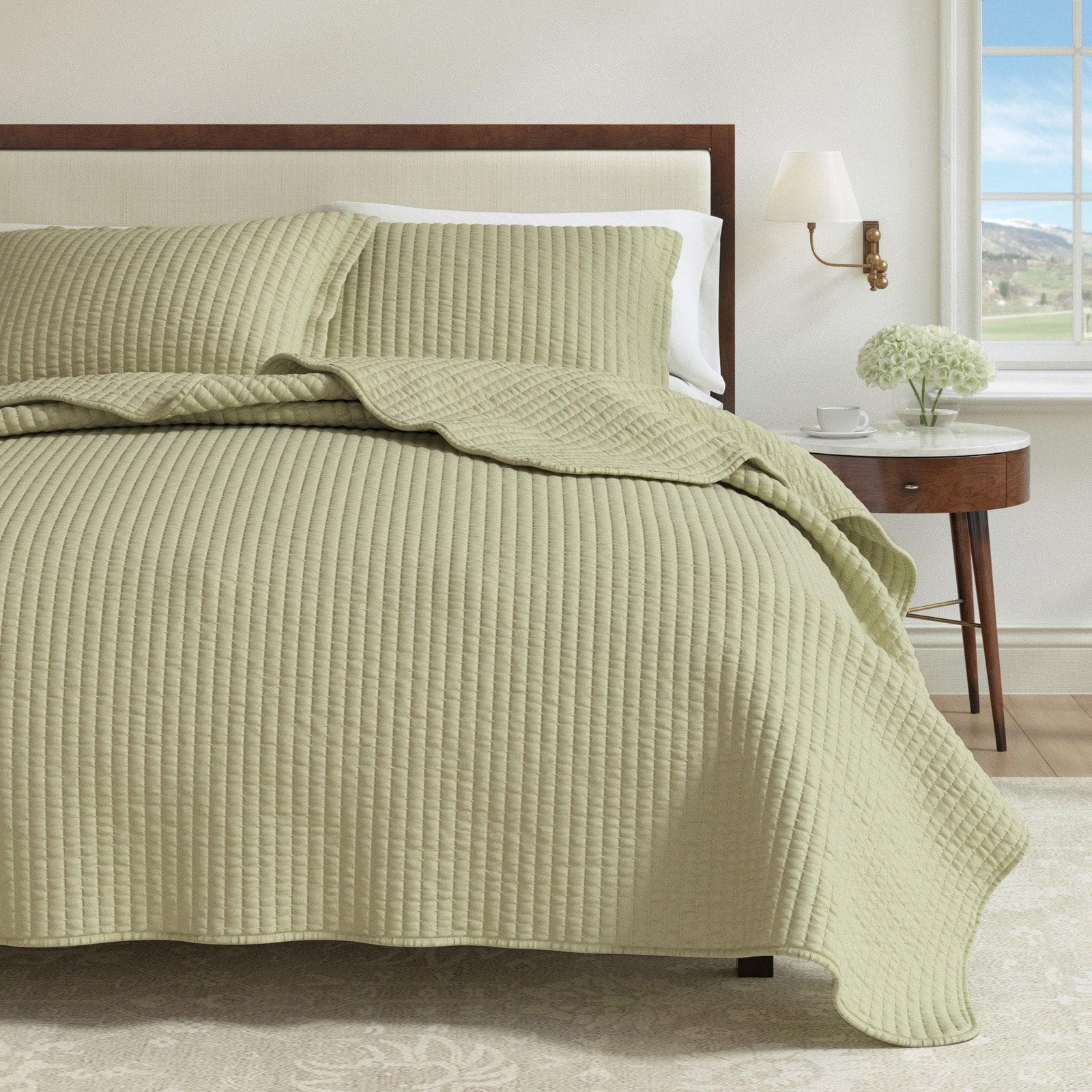3-Piece Solid Quilt - Alicia Collection