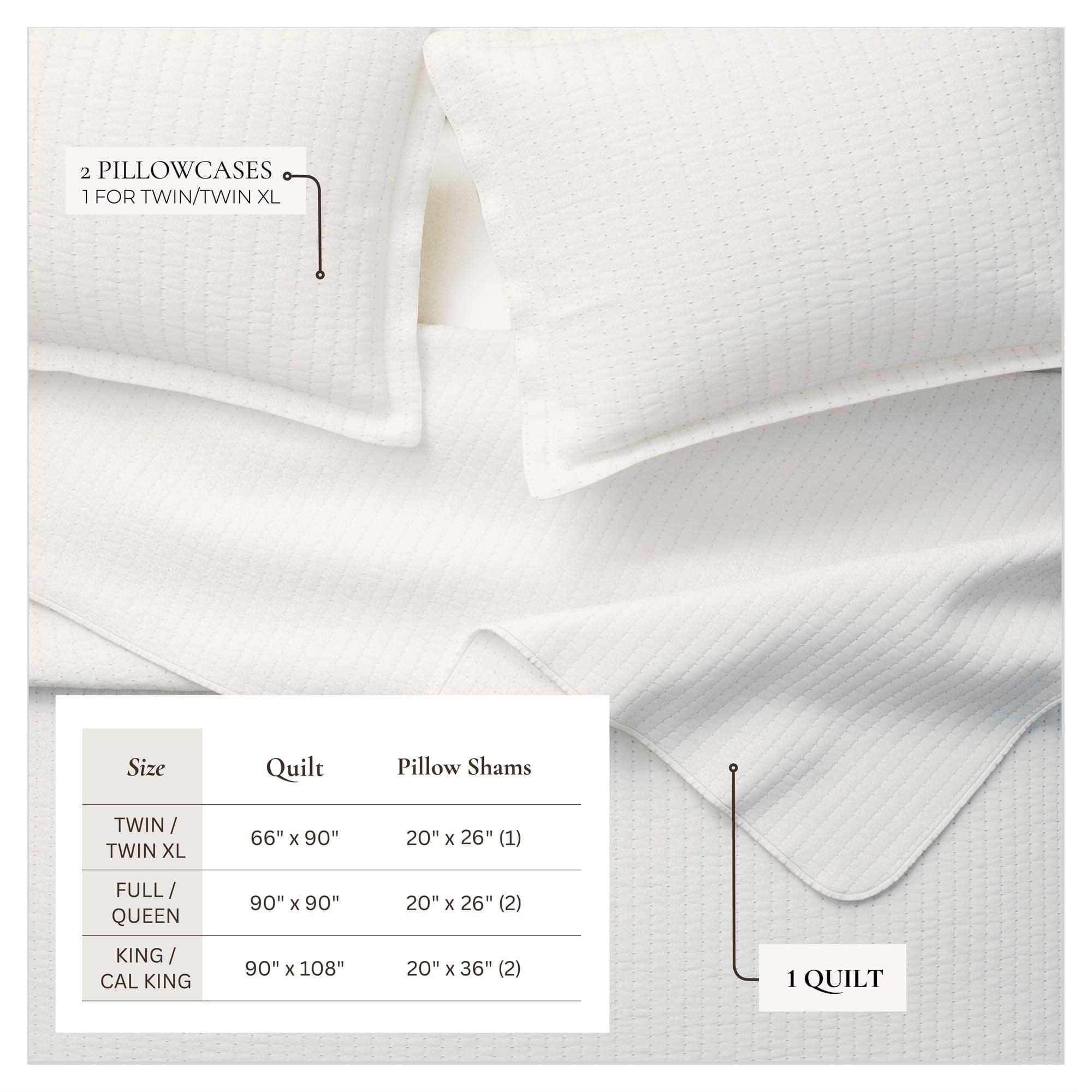 3-Piece Solid Quilt - Alicia Collection