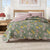 Floral Print & Scalloped Edge Cotton Quilt Set - Gwen Collection