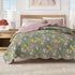 Floral Print & Scalloped Edge Cotton Quilt Set - Gwen Collection