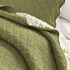 Floral Print & Scalloped Edge Cotton Quilt Set - Ilianna Collection