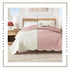 Floral Print & Scalloped Edge Cotton Quilt Set - Sandie Collection