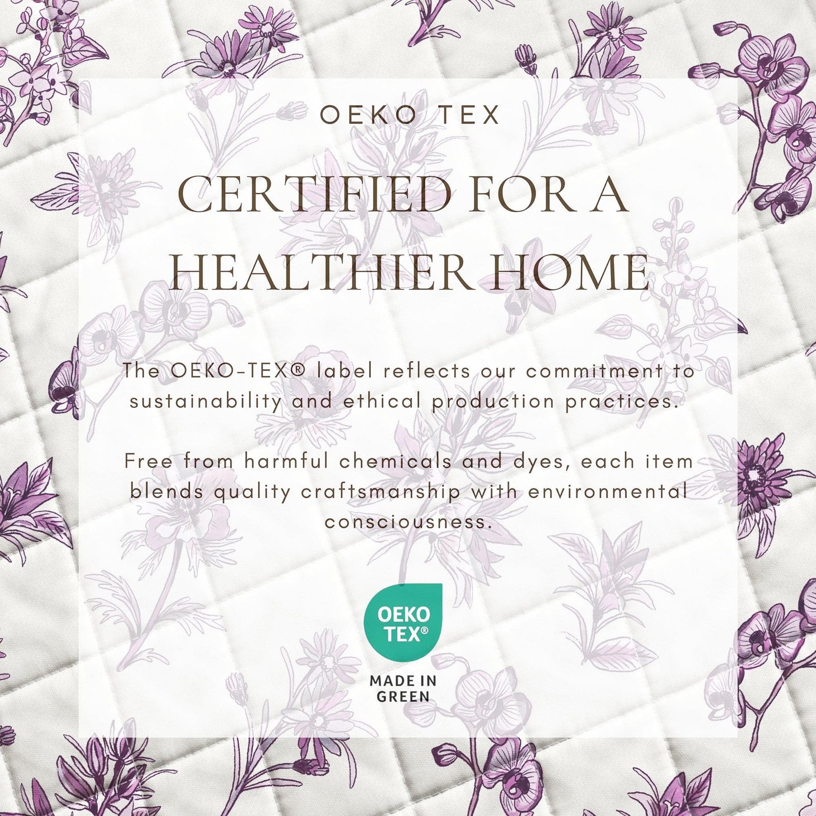 Floral Print & Scalloped Edge Cotton Quilt Set - Sandie Collection