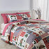 Reversible Christmas Comforter and Sham Set - Holiday / Lodge Odette Collection