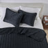 Velvet Box-Stitched Quilt Set - Vivica Collection