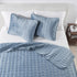 Velvet Box-Stitched Quilt Set - Vivica Collection