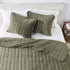 Velvet Box-Stitched Quilt Set - Vivica Collection