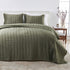 Velvet Box-Stitched Quilt Set - Vivica Collection