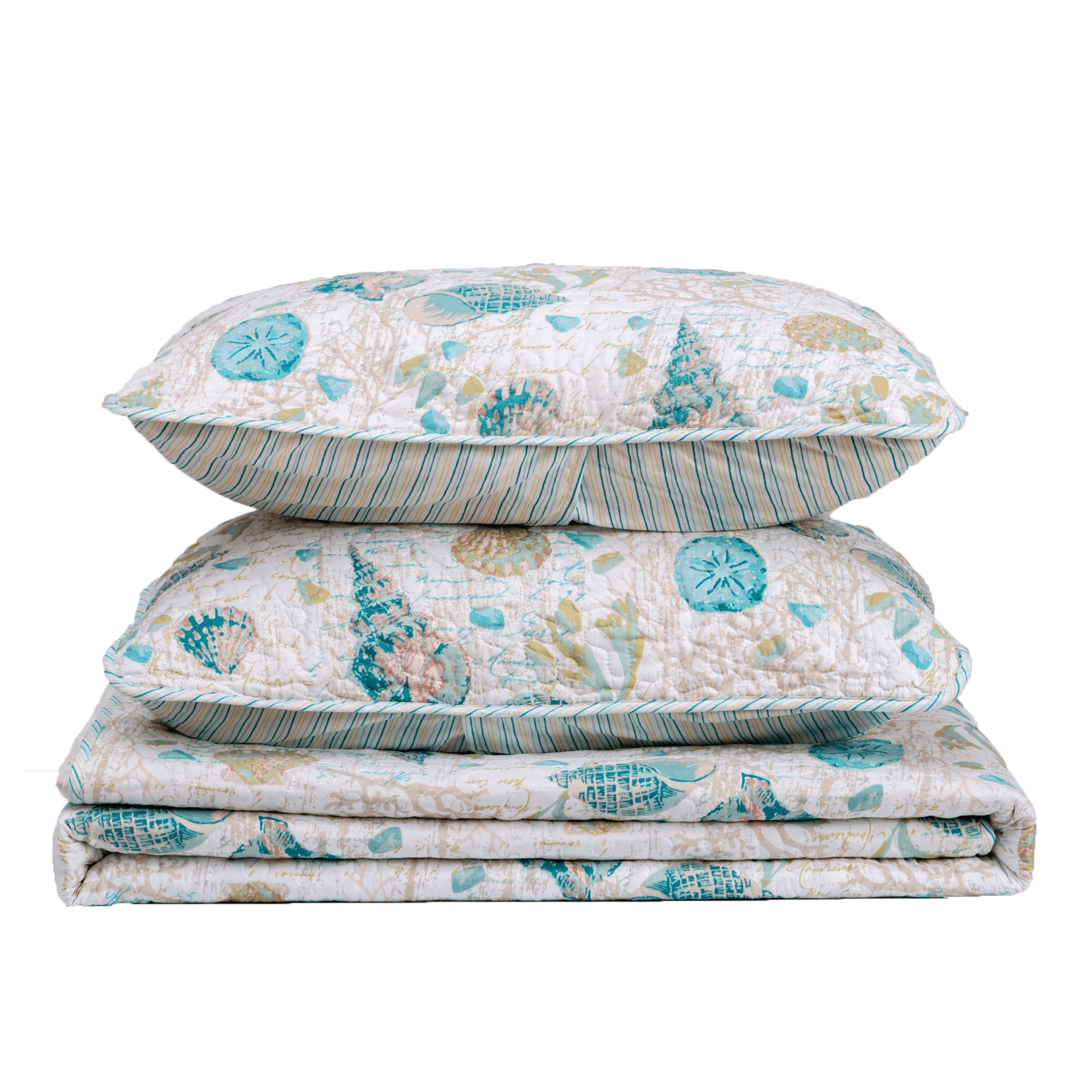 Seashell & Coral Quilt Set - Westsands Collection