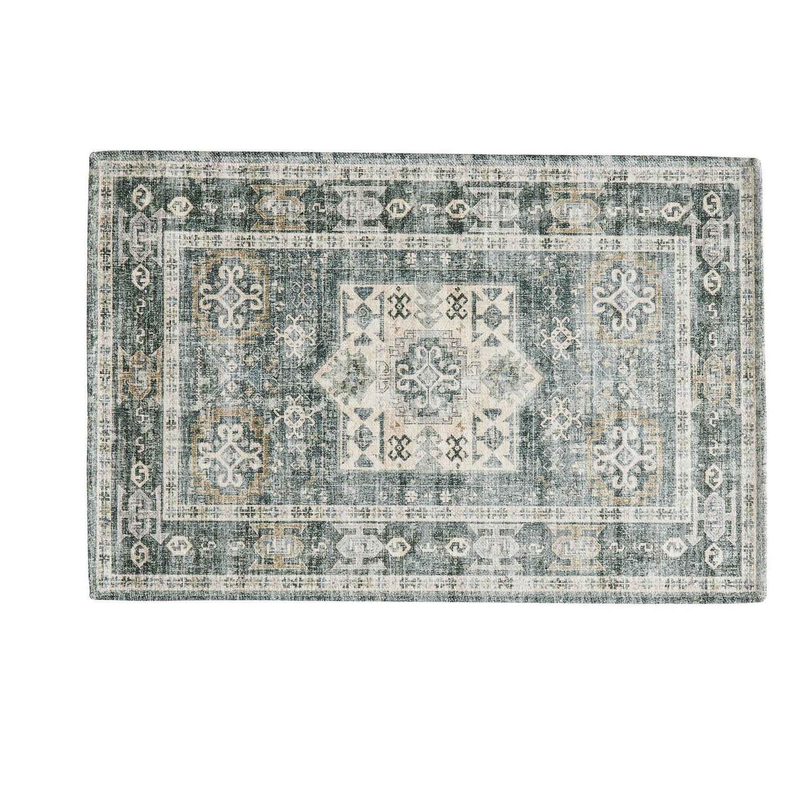 Medallion Machine Washable Accent Rug 2' x 3' - Nava Collection