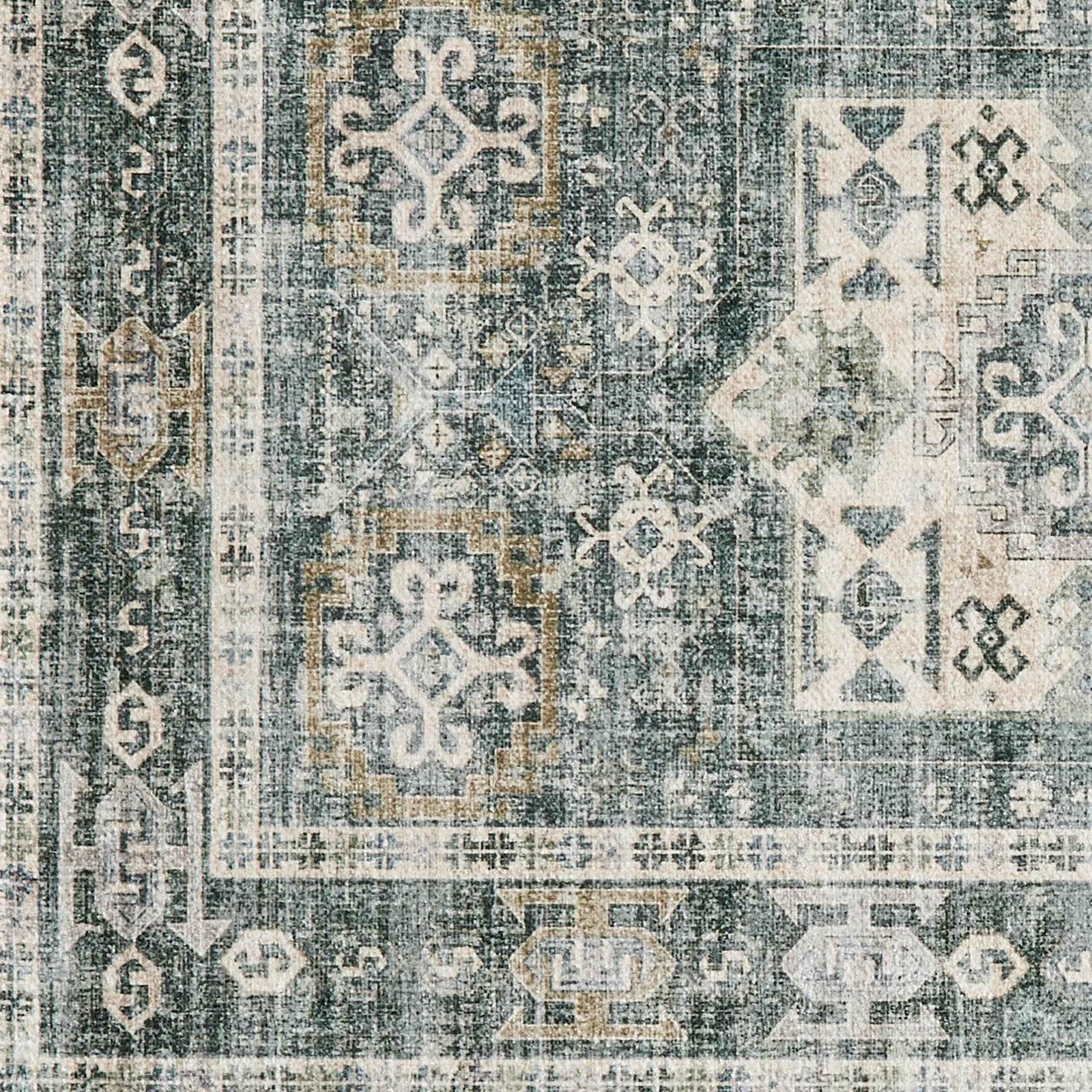 Medallion Machine Washable Accent Rug 2' x 3' - Nava Collection