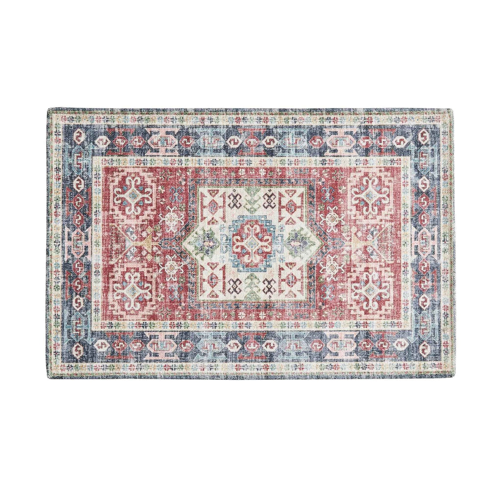 Medallion Machine Washable Accent Rug 2' x 3' - Nava Collection