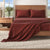4-Piece Cotton Solid Flannel Sheet - Nordic Collection