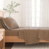 4-Piece Cotton Solid Flannel Sheet - Nordic Collection