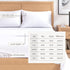 4-Piece Cotton Solid Flannel Sheet - Nordic Collection