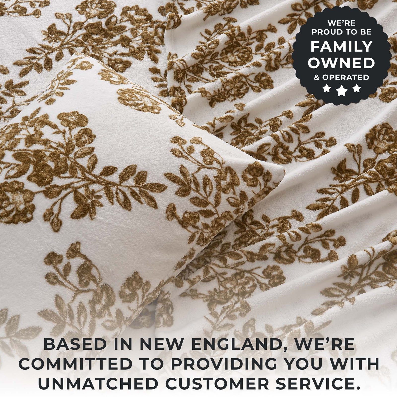 4-Piece Printed Plush Sheet - Velvet Luxe Collection