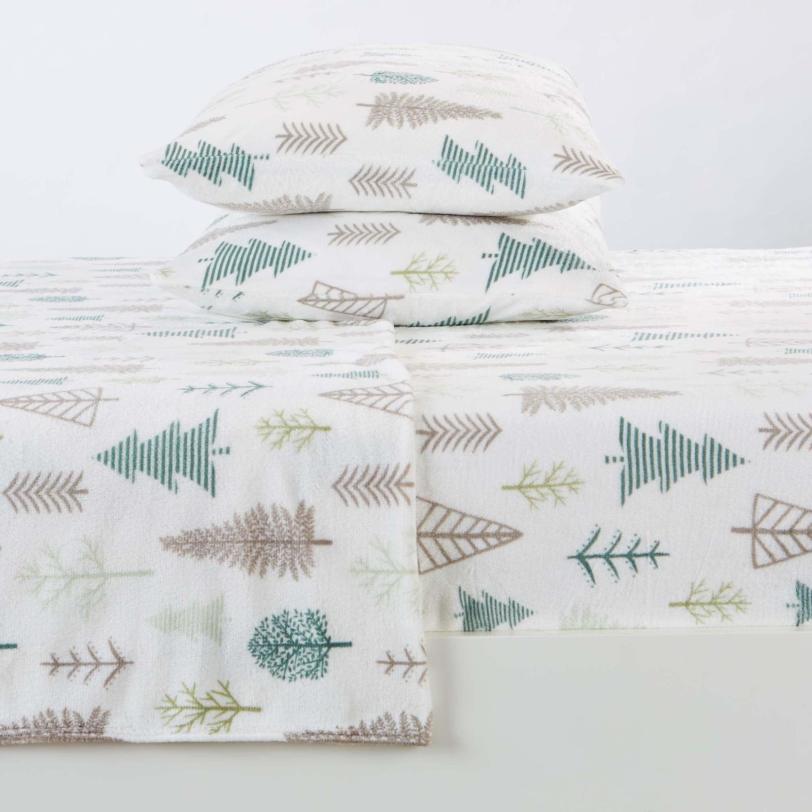 4-Piece Printed Plush Sheet - Velvet Luxe Collection