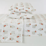 4-Piece Printed Plush Sheet - Velvet Luxe Collection