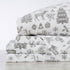 4-Piece Printed Plush Sheet - Velvet Luxe Collection