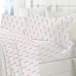 4-Piece Printed Plush Sheet - Velvet Luxe Collection