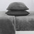4-Piece Solid Plush Sheet - Velvet Luxe Collection