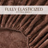 4-Piece Solid Plush Sheet - Velvet Luxe Collection