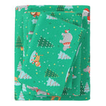 4-Piece Turkish Cotton Christmas Flannel Sheet - Whittaker Collection
