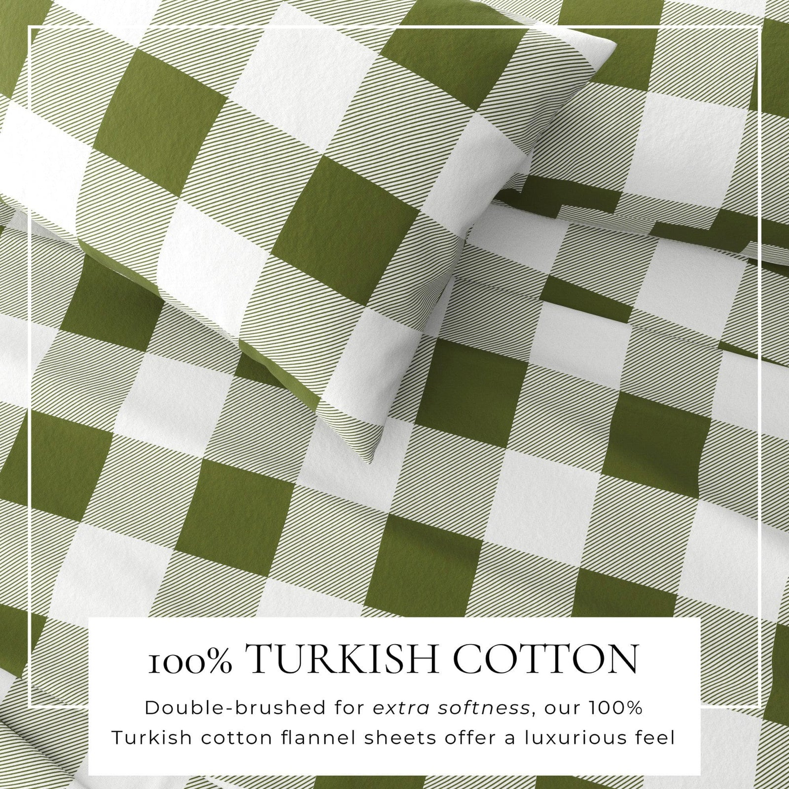 Turkish Cotton Flannel Sheet - Belle Collection