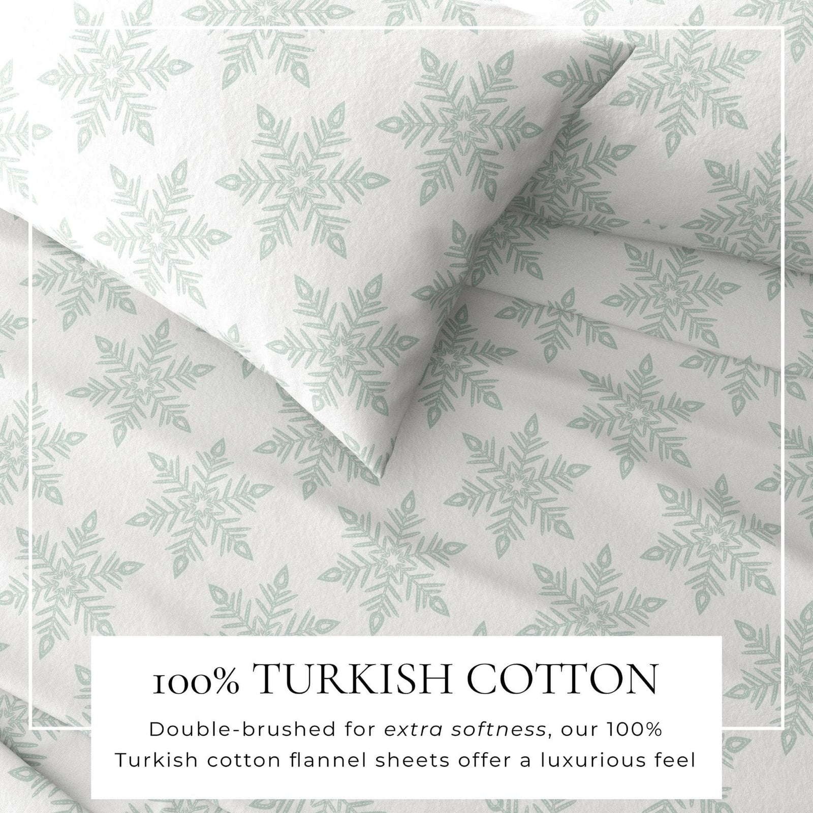 Turkish Cotton Flannel Sheet - Belle Collection